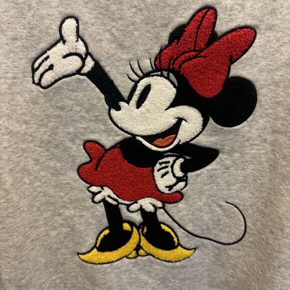 Minnie Mouse Disney Authentic Sweatshirt Women’s Embroidered Soft New With Tag. - Picture 2 of 5